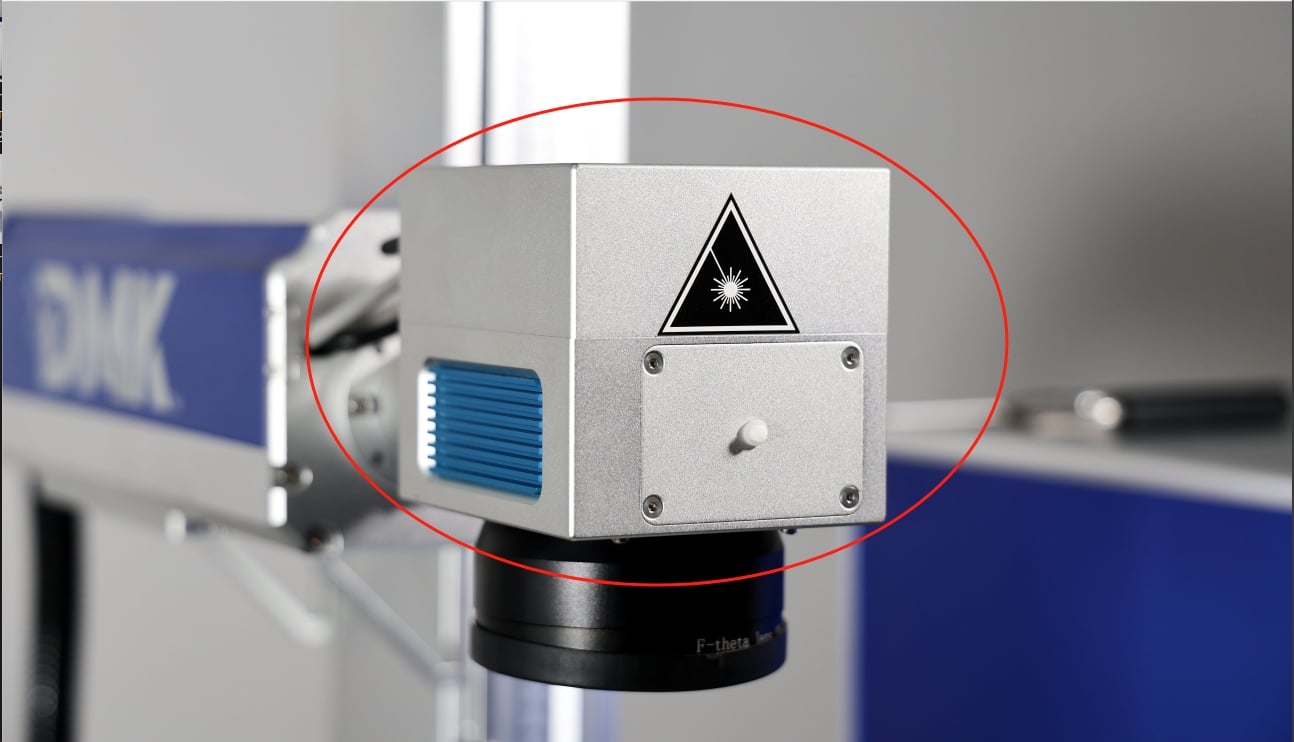 50W Raycus Split Fiber Laser Marking Machine manufacture