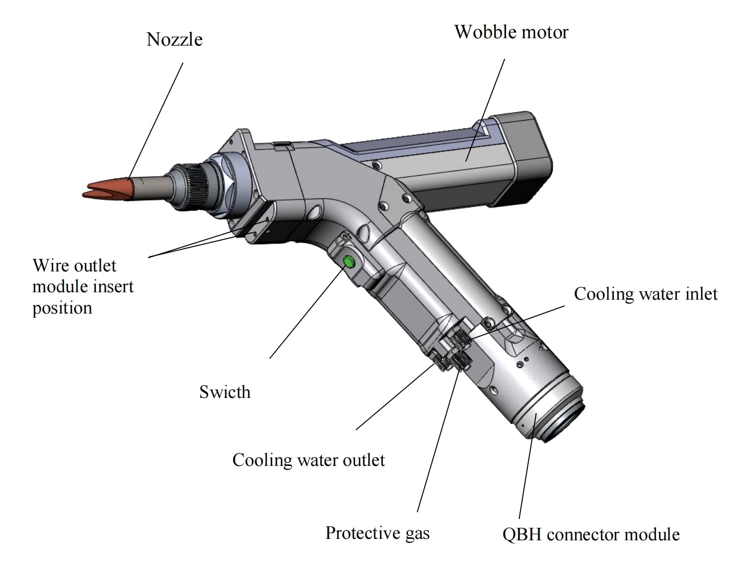 WSX ND18 Handheld Laser Welding Gun factory