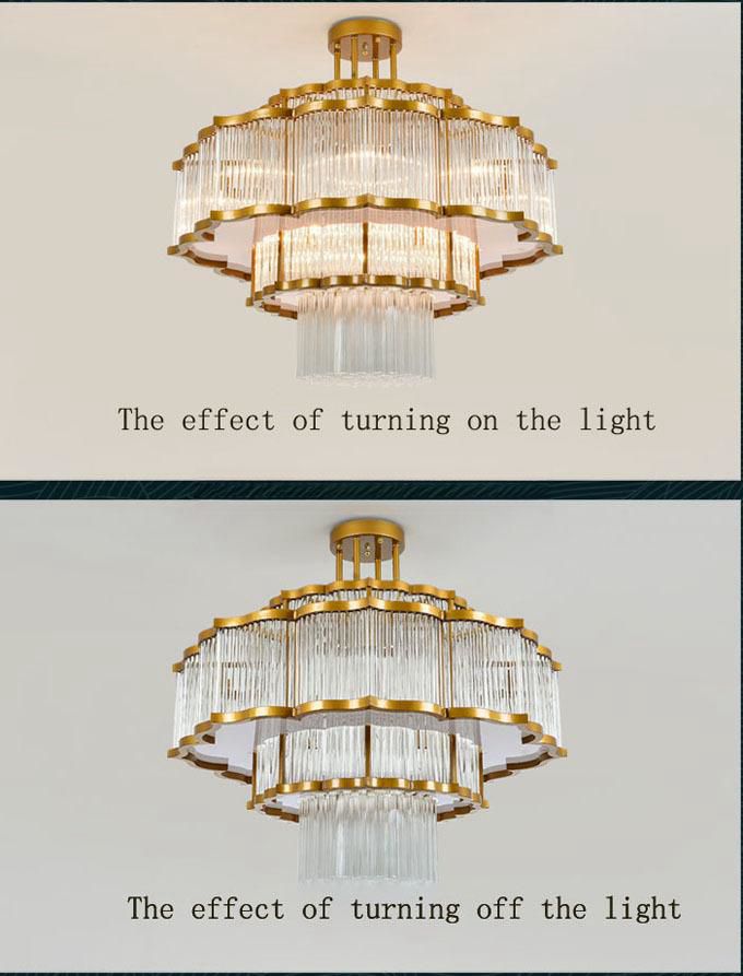 Court Style New Luxury Hotel Chandelier Restaurant Lamp Banquet Hall Chandelier supplier