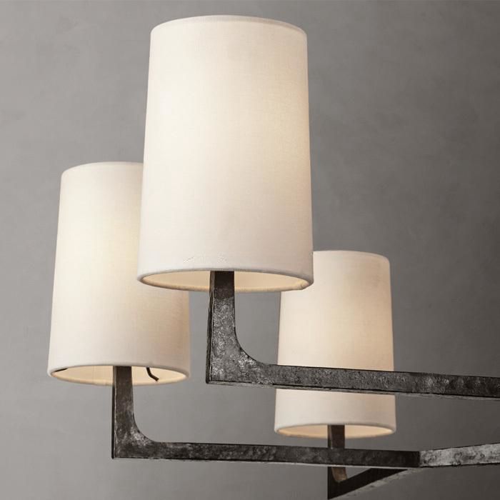 Vintage Hotel Villa Hanging Lamp Dining Pendant Lighting Candle Wagon Wheel Chandelier details