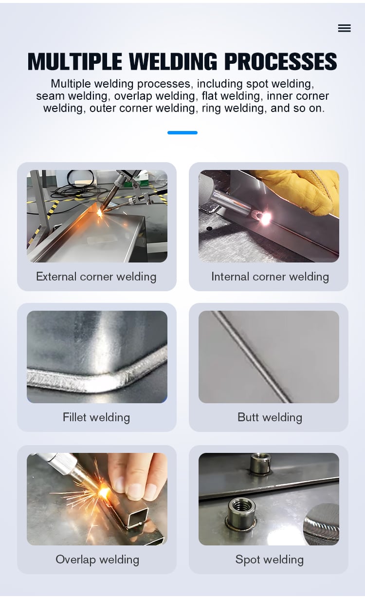 1500W Air-cooled Iron Shell Handheld Laser Welder manufacture