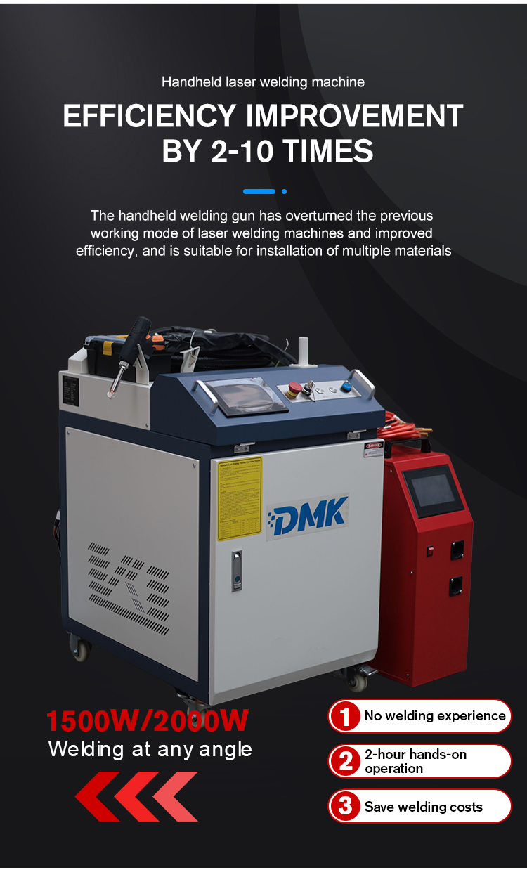1500W 2000W Handheld Fiber Laser Welding Machine with Wire Feeder supplier