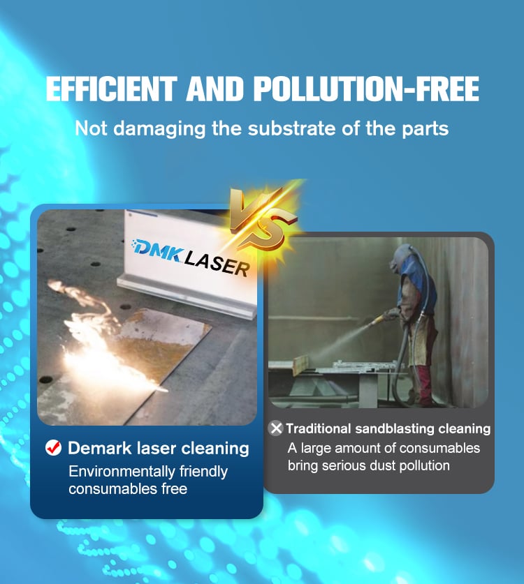 DMK 200W Pulse Laser Cleaning Machine manufacture