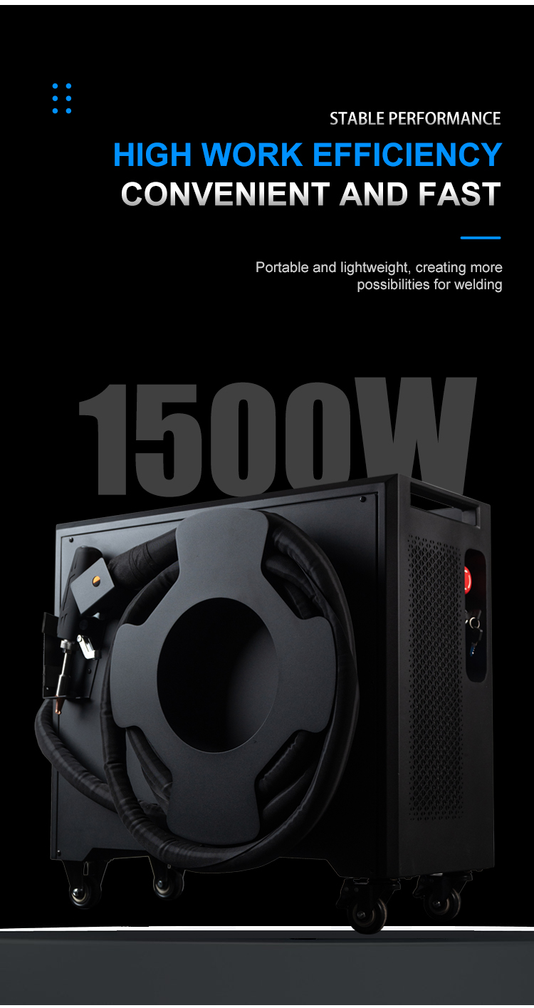 1500W Air-cooled Iron Shell Handheld Laser Welder factory