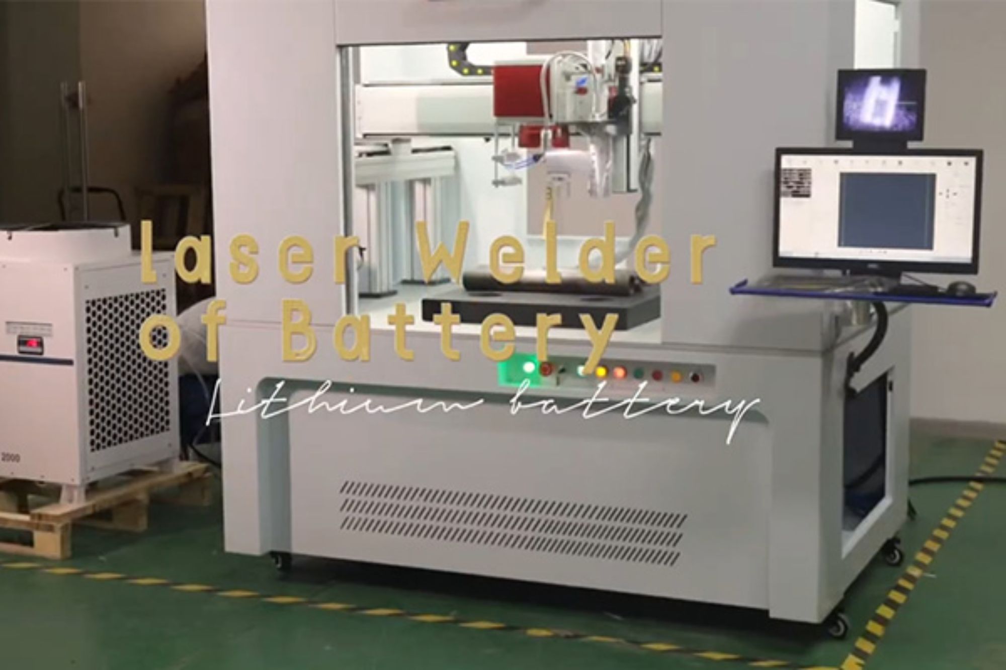 Máquina de soldadura a laser a bateria
