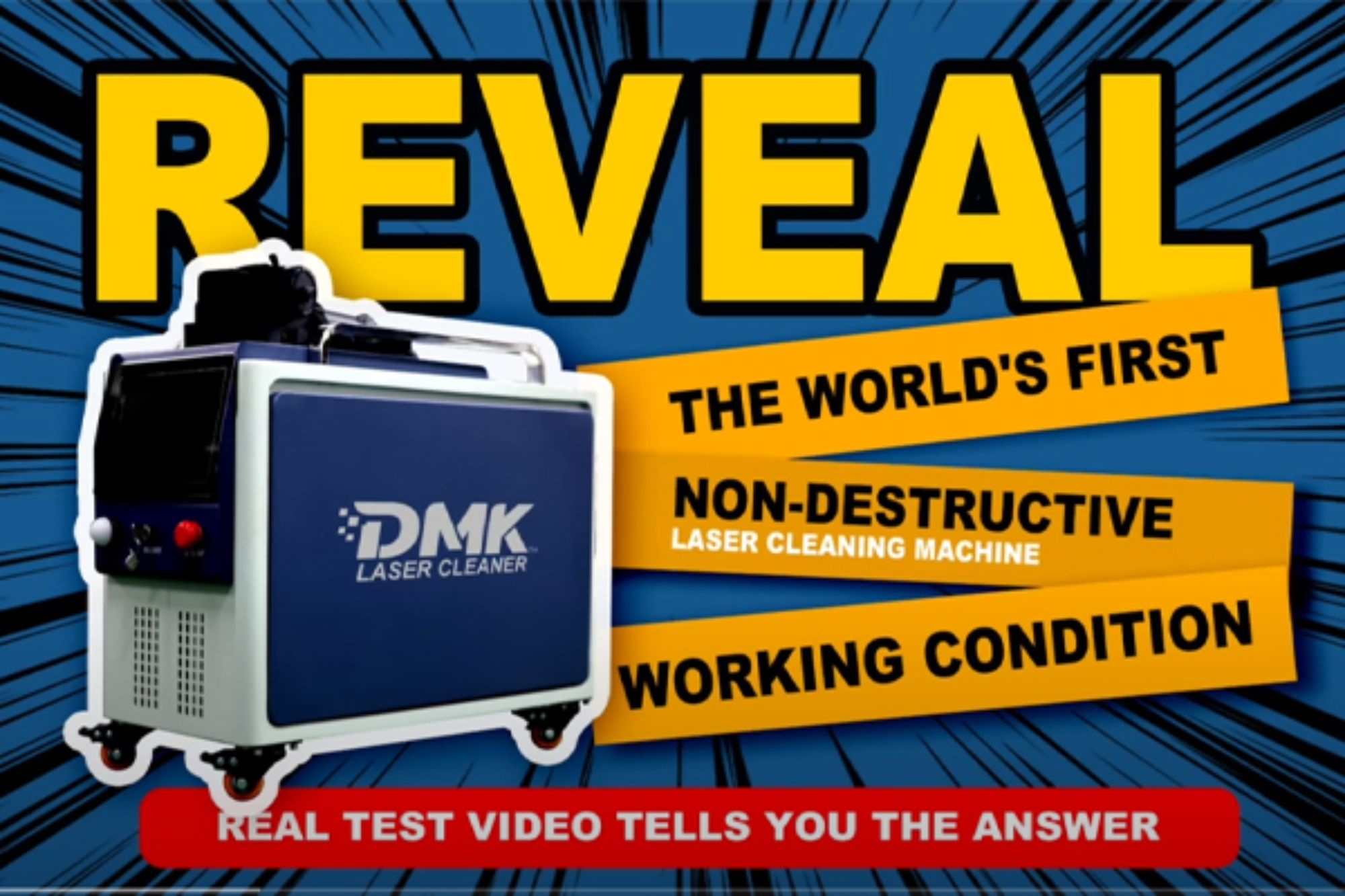 جهاز تنظيف ليزري نبضي غير مدمّر DMK200w