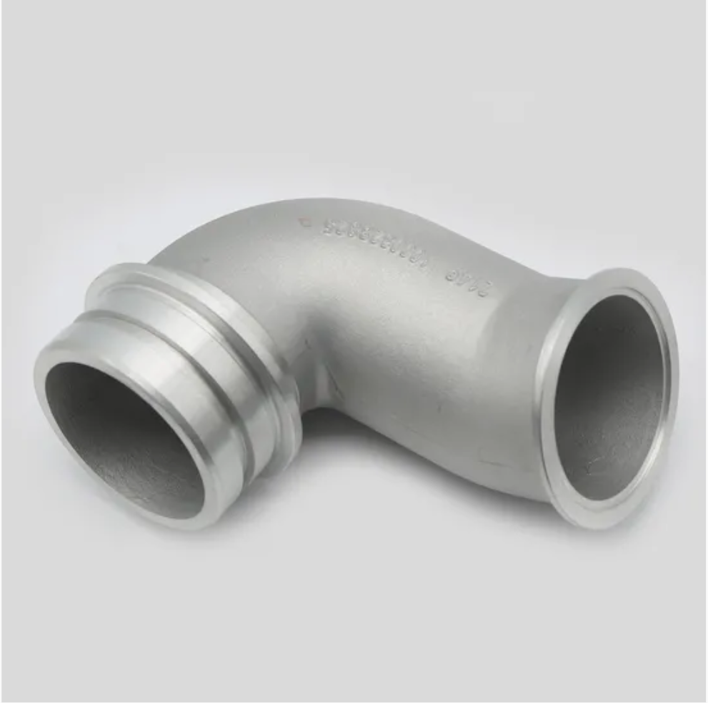 Auto Parts Gravity Aluminum Casting Outlet Water Pipe details