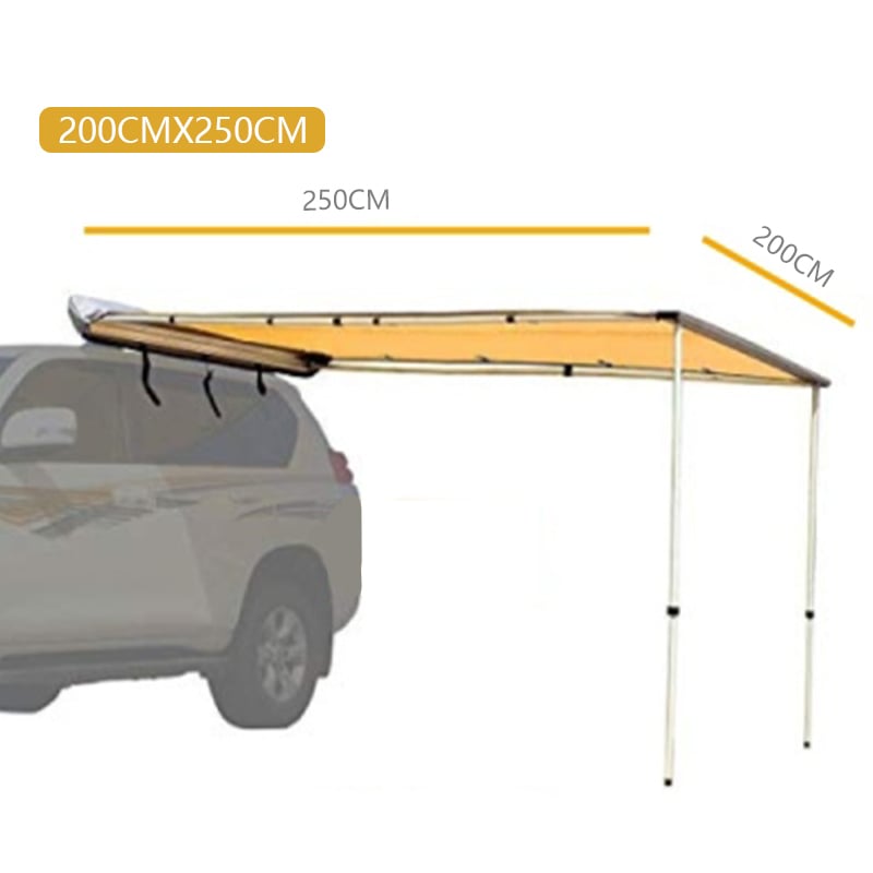Portable Outdoor Umbrella Roof Cover UV Car Cover Umbrella Auto Markise Sun Shade Tent Camping for Car Roof details