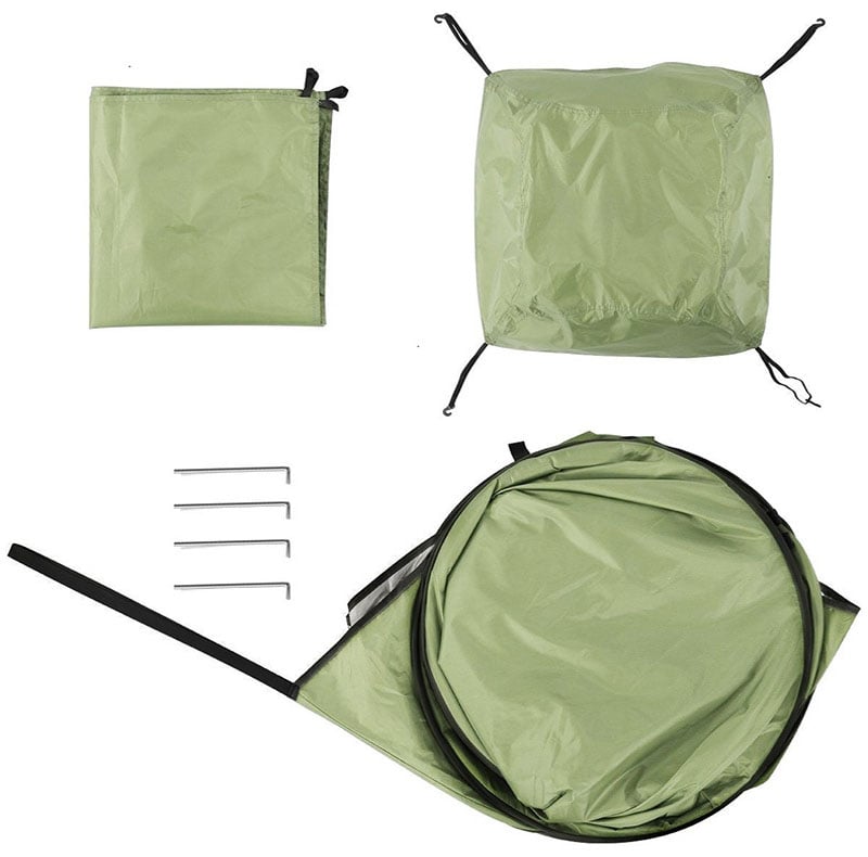 Outdoor Open Changing Room Portable Camping Toilet Popup Tent with Shower Good Quality Solid Color details