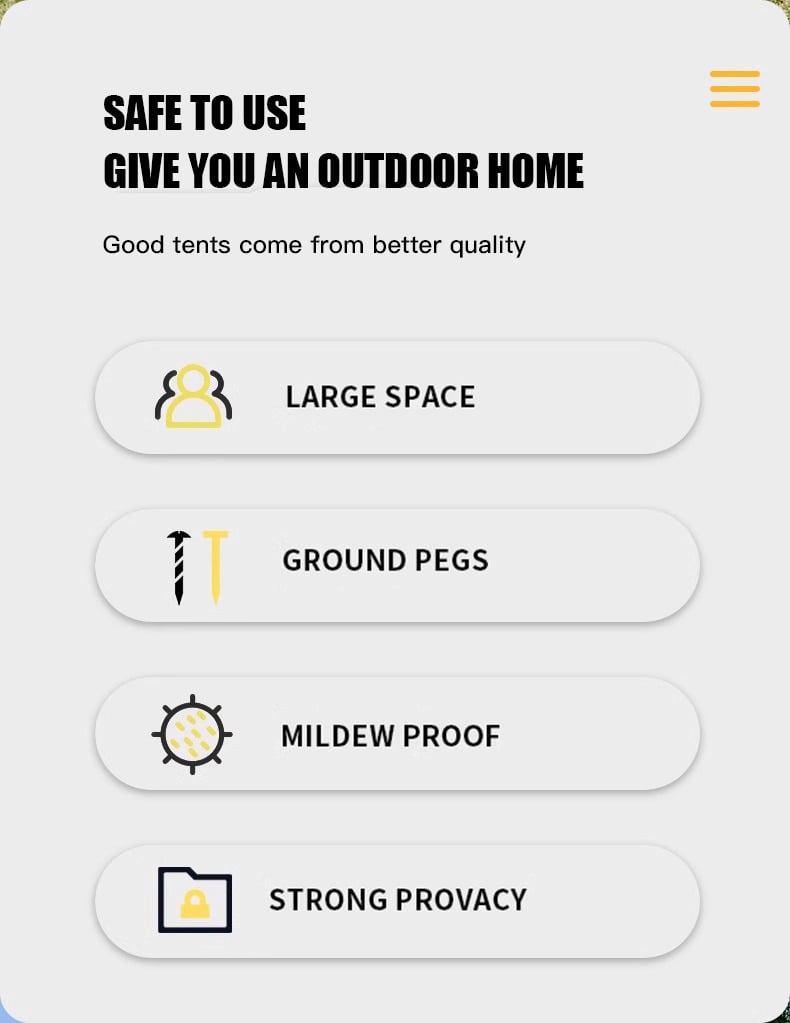 OEM ODM Waterproof Oxford Fabric Inflatable Tent for Outdoor Camping details