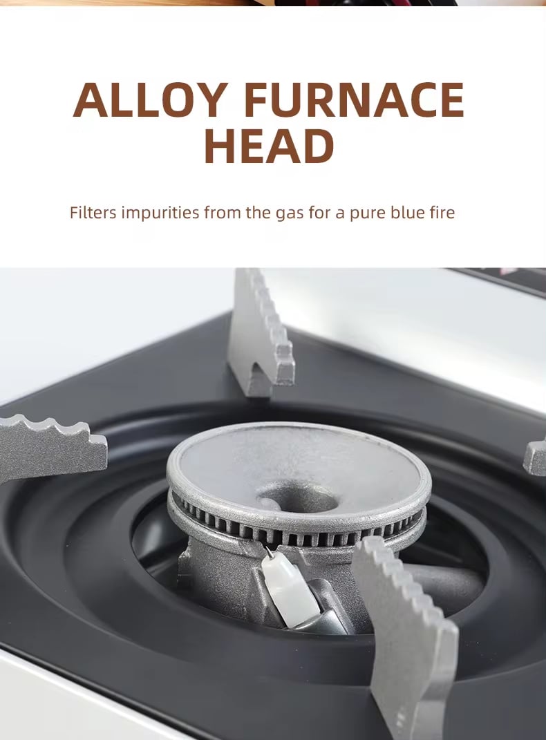 High Quality Camping Accessories BBQ Hiking MINI Tourist Burner Cooker Portable Stove Folding Portable Camping Gas Stove factory