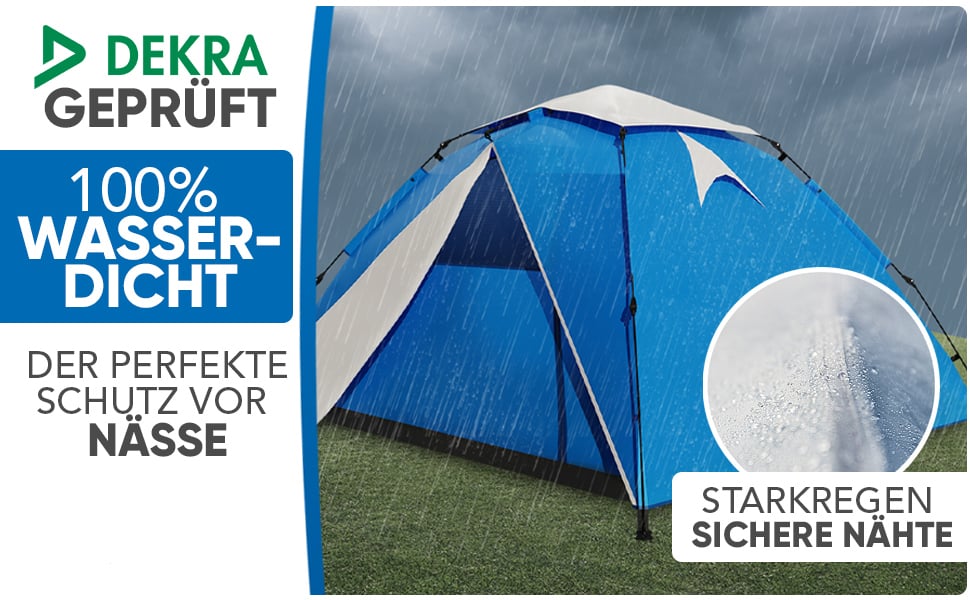 Waterproof 2 Compartments Ventilated Uv Protection Large 2 3 4 Person Outdoor Camping Pop up Tents With Awning supplier