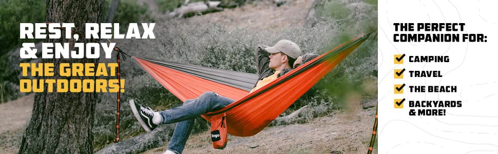Camping Accessories Custom Logo Hiking Gear Ultralight Foldable Parachute Nylon Outdoor Portable Hitch Camping Hammock Swing factory