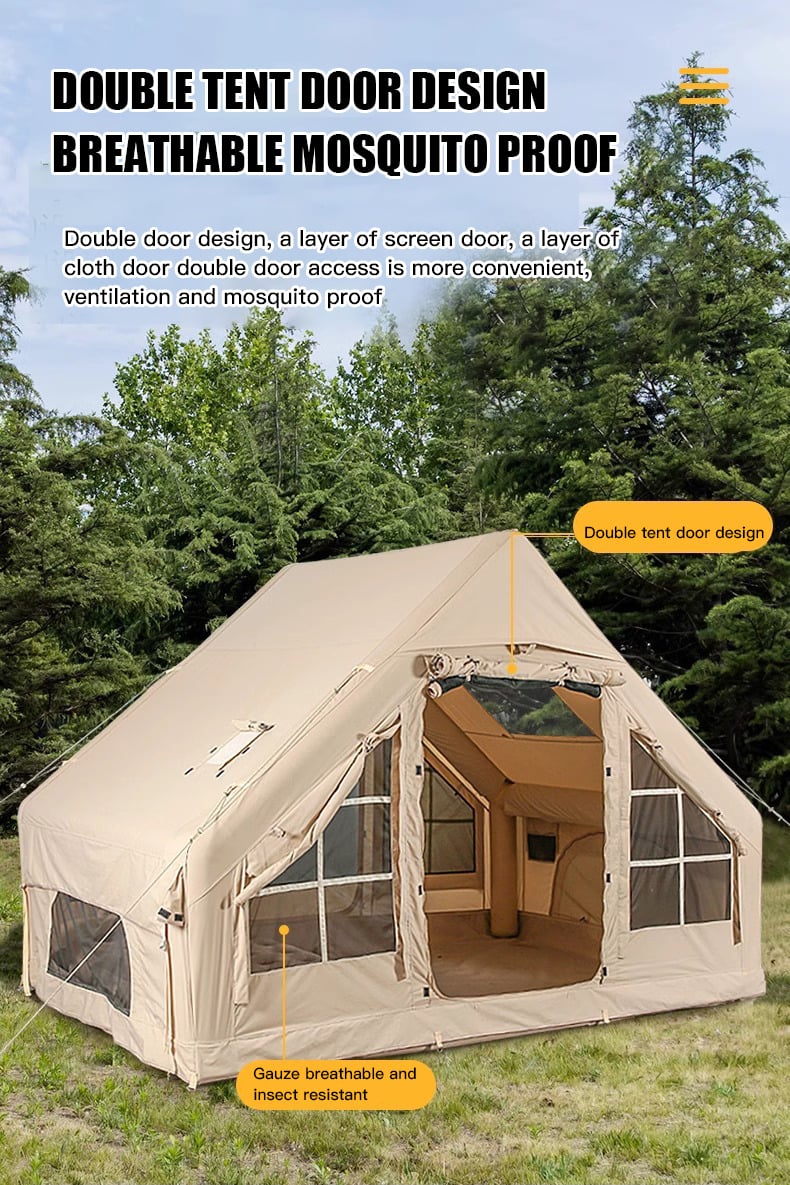 OEM ODM Waterproof Oxford Fabric Inflatable Tent for Outdoor Camping supplier