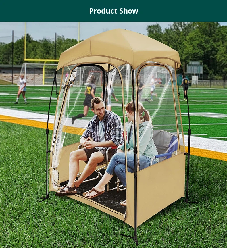 product new transparent popup sports viewing tent water proof pod pop up bubble clear view tent for single double person-3