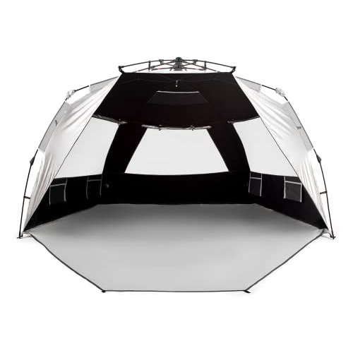 Portable UV Protection Extendable Floor with 3 Ventilating Sun Shade Shelter Pop up Beach Tent for 3-4 Person details