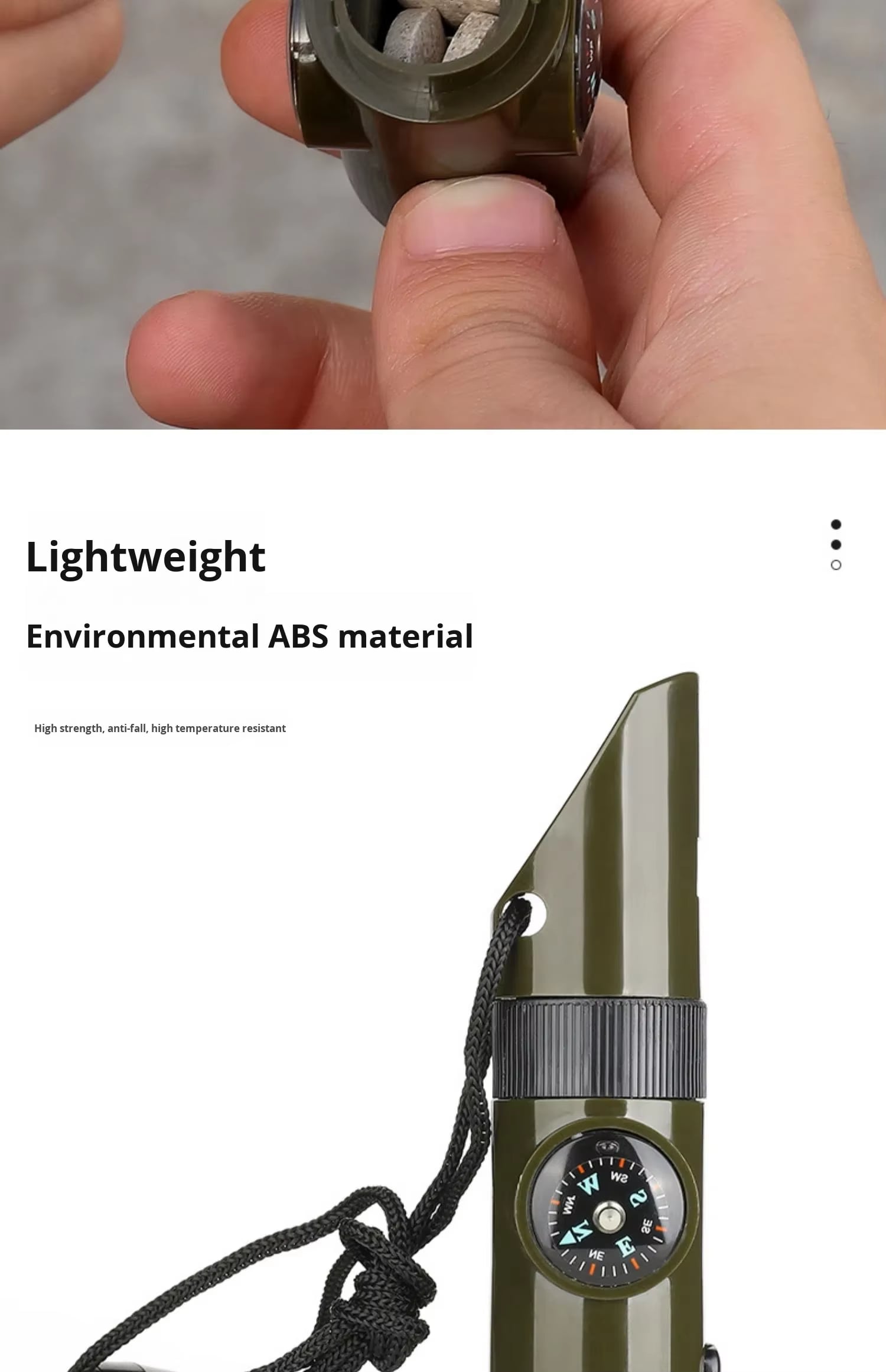 product outdoor survival whistle high frequency multi function rescue equipment supplies earthquake emergency rescue whistle-5