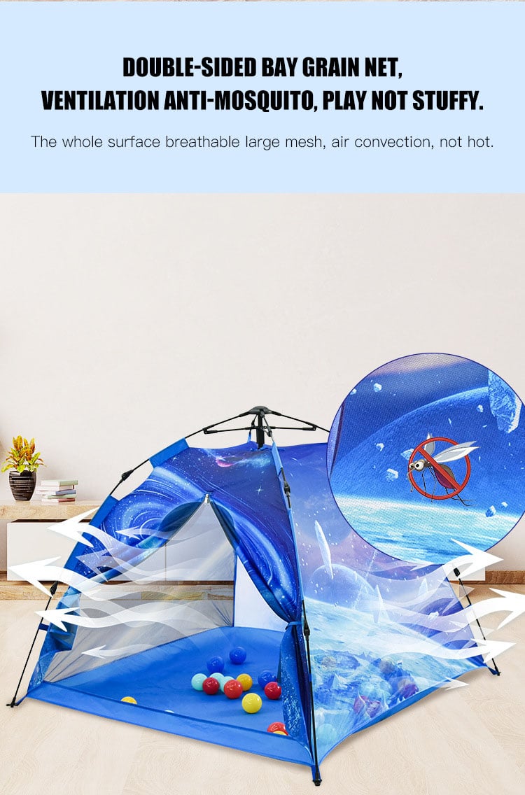 Professionally Foldable Outer Space Hot Sale Tent for Kids Birthday Outdoor Kids Tent Play House Indoor Play Tent Kids factory