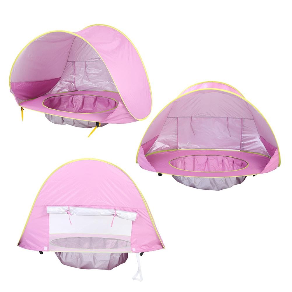 Outdoor Children Portable Waterproof Play Uv Carpa De Playa Para Bebe Baby Tent Kids Play Pop Up Tent Baby Beach Tent With Pool details