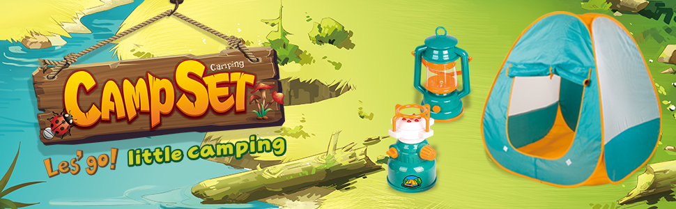 Outdoor Toys Camping Toy Indoor Kids Camping Set Toy Camping Gear Set Amping Adventure Kids Pretend Play Set factory