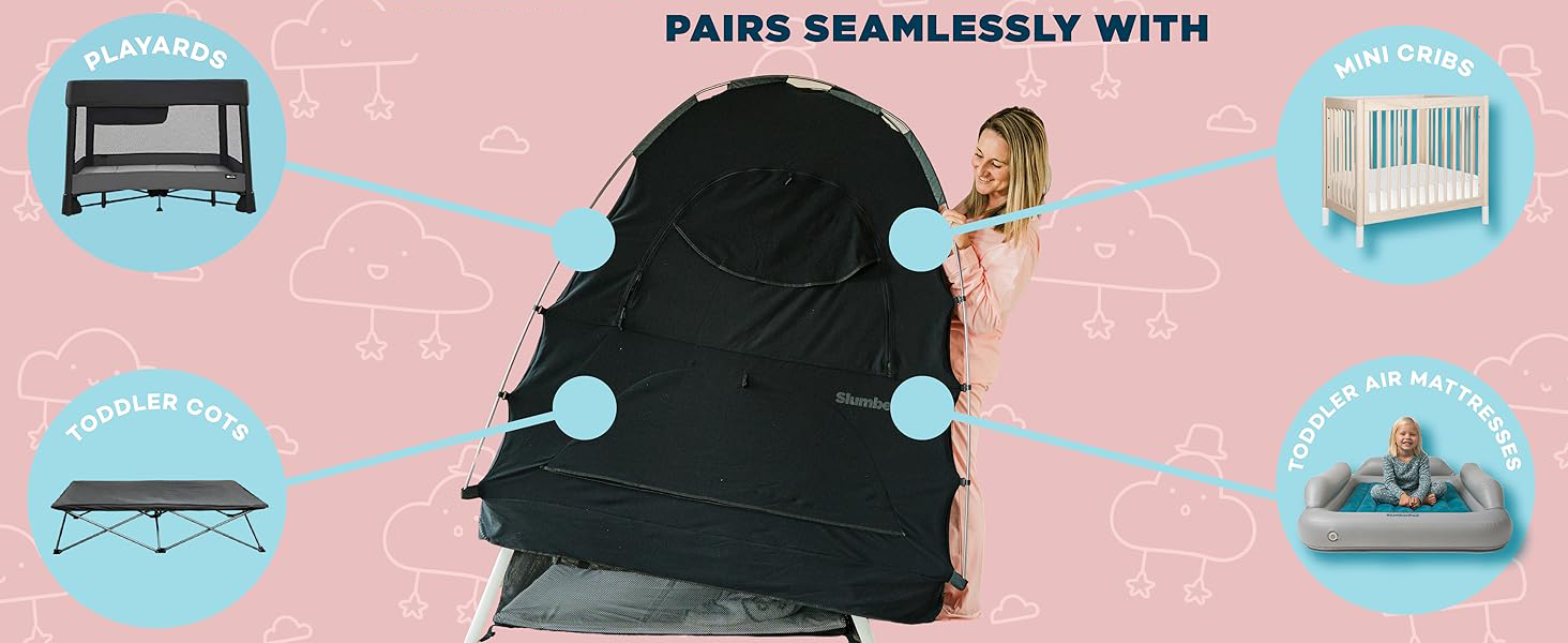 Blocks 95%+ Light Baby Blackout Tent Sleep Pod Kids the Original Blackout Sleep Tent Travel Essential for Babies and Toddlers factory