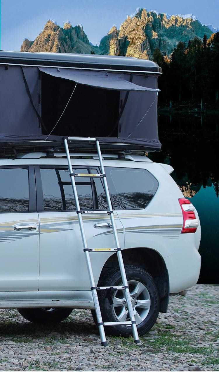 Wholesale Sansu Camping Outdoor Automatic Hard Shell Foldable Portable 4 Person Car Roof Top Rooftop Tent factory