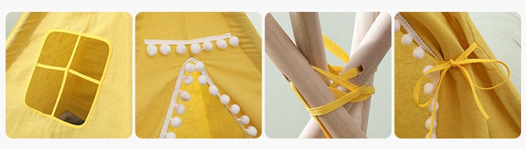 CE New Style Wholesale Portable Foldable Indian Teepee Kid Castle Tent Cheap Price Children Tents for Small Kids to Play details
