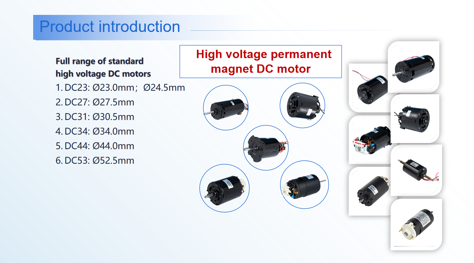 Customizable 7.4VDC/12V Mirco Motors 28mm External BLDC Motor for Home Appliance supplier