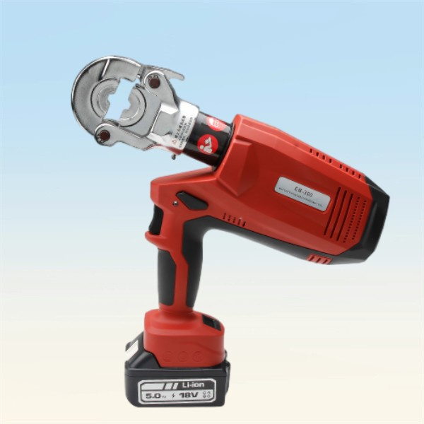 Get the job done faster with our convenient battery powered cable crimper