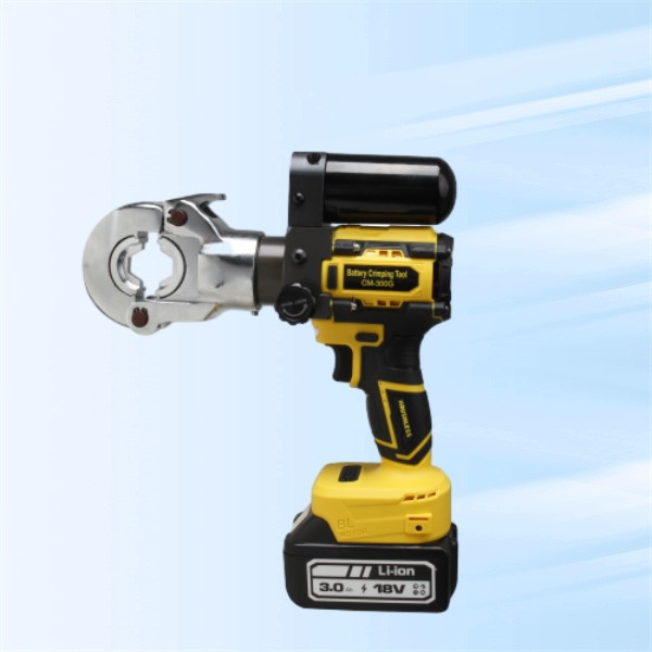Ensure a secure connection every time with a hydraulic battery cable crimping tool