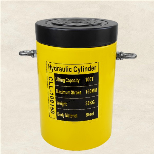 How single acting hydraulic cylinders work and their components