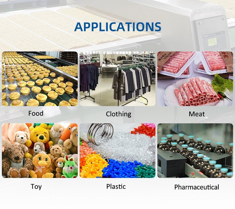 Food Metal Detector Sensor Head for Plastic Bottle Recycling factory
