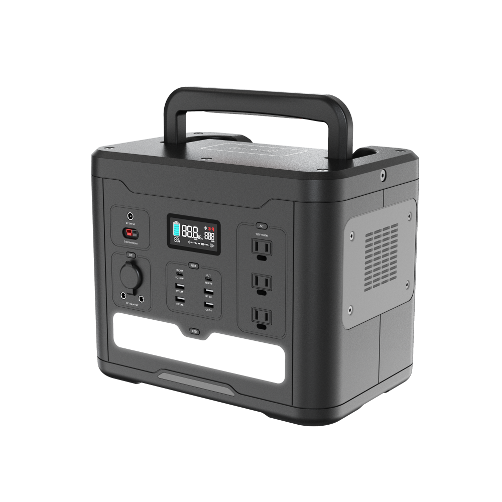 Hisolar PEP-S1500 Portable Power Station 1856Wh Battery Fast-Charging 1500W Multiple Inputs for Outdoor Work for Solar Panel Car factory