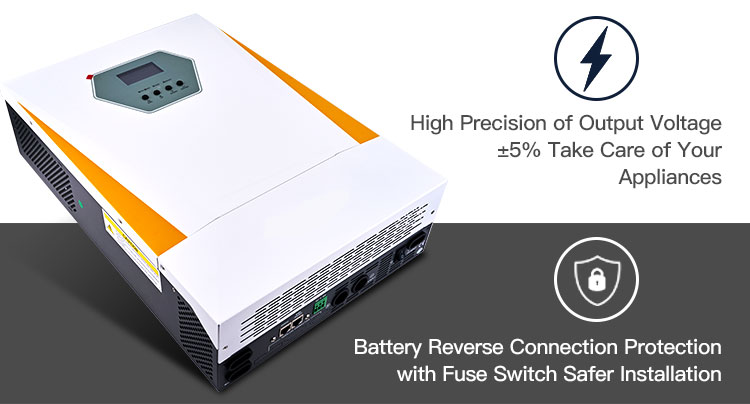 High Quality Factory Direct 5.5kw 3.6kw 6.2kw Solar Inverters with AC/DC Water Pump (QB) for Grid Use Quality Assured supplier