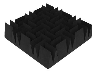 Will sound-absorbing foam in a gaming room reduce the impact of keyboard and mouse noise on family members?