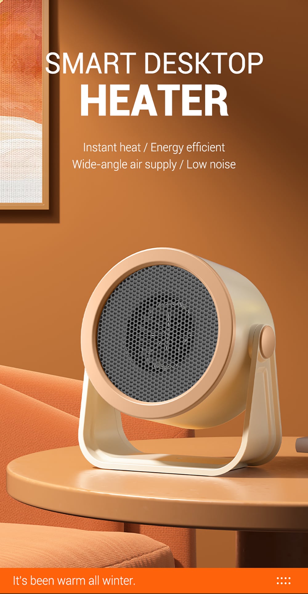 product 500w ptc ceramic heater portable desktop household use fast heating space air electric fan heater for winter room office-0