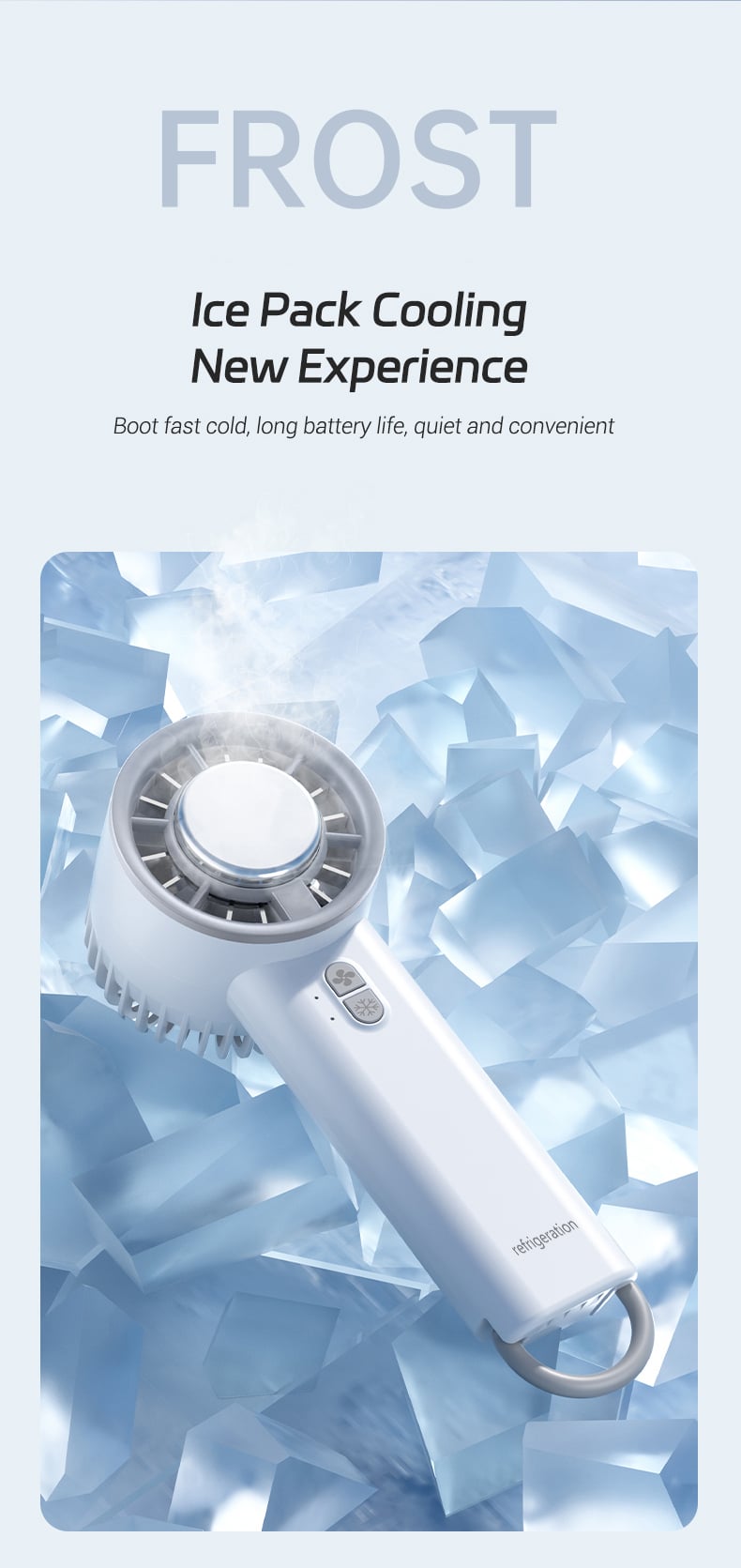 product mini electric fan portable ventilateur rechargeable cold compress air cooling turbo fan home camping outdoor mini cooling fan-2
