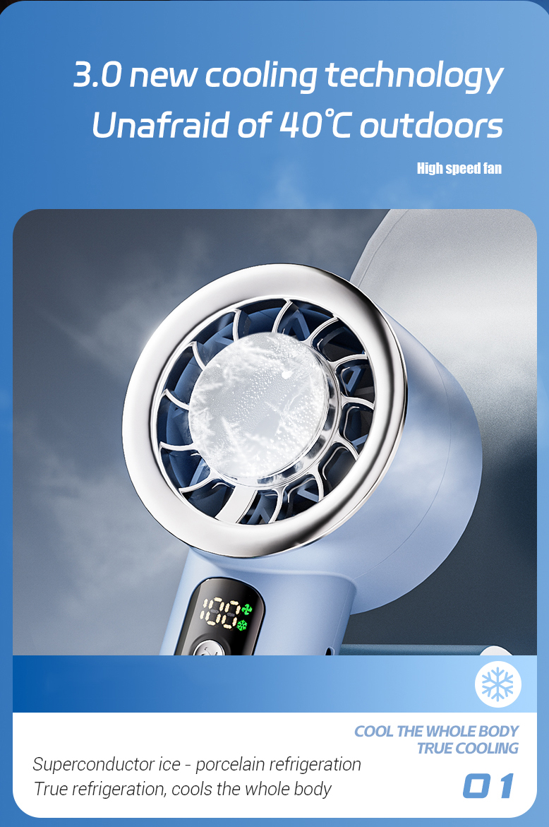 product 2025 trend new rechargeable air circular hand fan 100 high speed portable mini ventilador turbo small handheld fan home travel-3