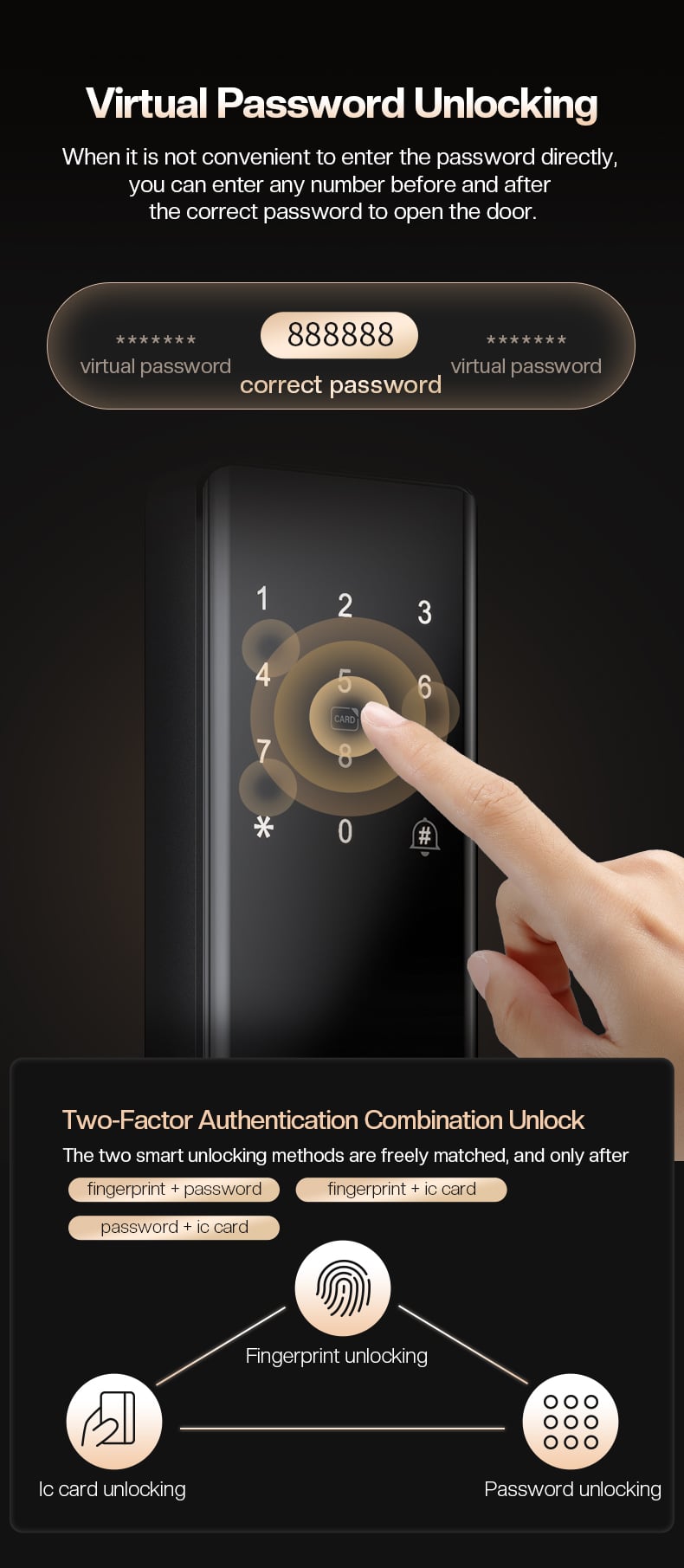 Tenon T09 Tuya Smart Digital Keyless Fingerprint Combination Handle Door Lock European Intelligent Electronic Locks With Pin manufacture