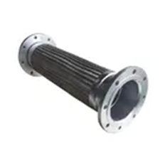 Flanged metal hose