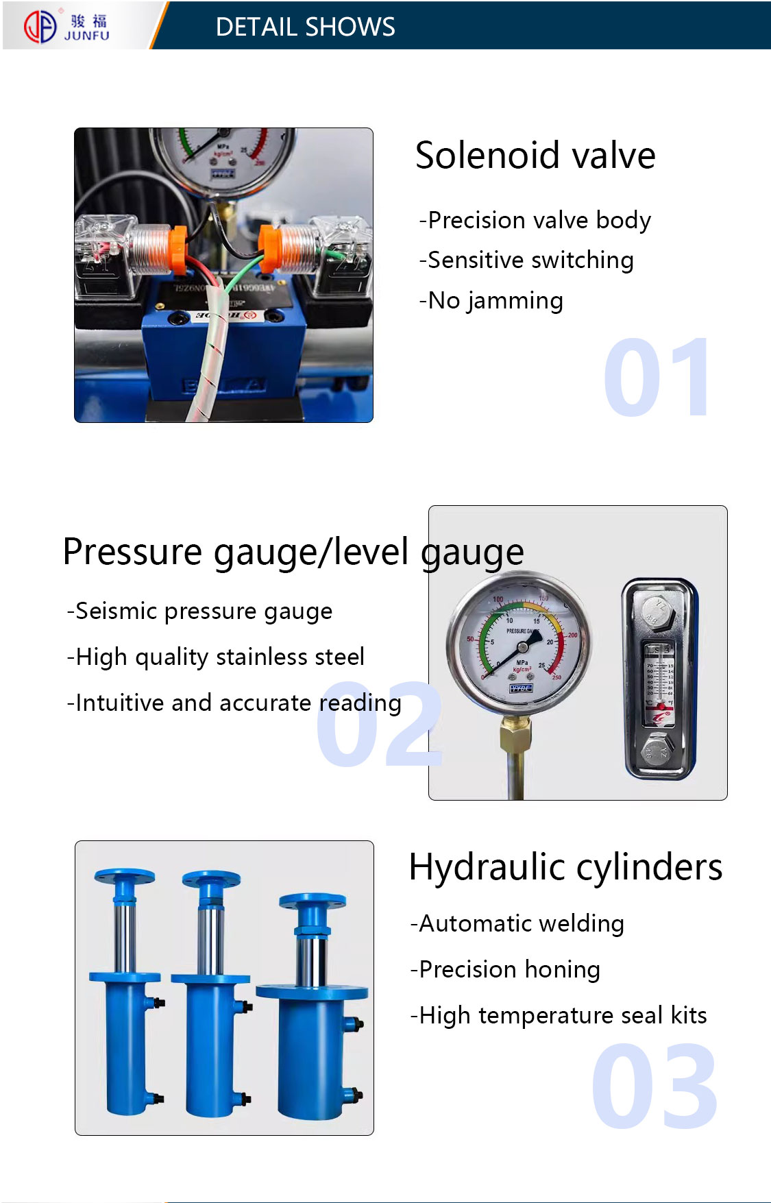 Manufacturers Supply Hydraulic System Factory Hydraulic Pump Hydraulic Power Station Hydraulic Press Cylinders supplier
