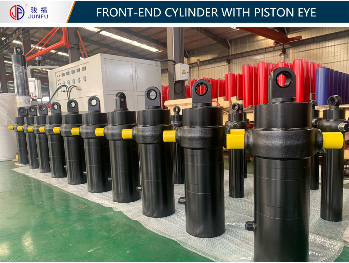 JUNFU Stocks High-quality Replacement Telescopic Cylinders for Parker, Hyva, and Binotto Dump Truck Applications. manufacture