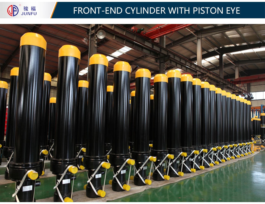 JUNFU Multi Stages Hydraulic Cylinders Telescopic Hydraulic Cylinder Lift Kits for Dump Truck supplier