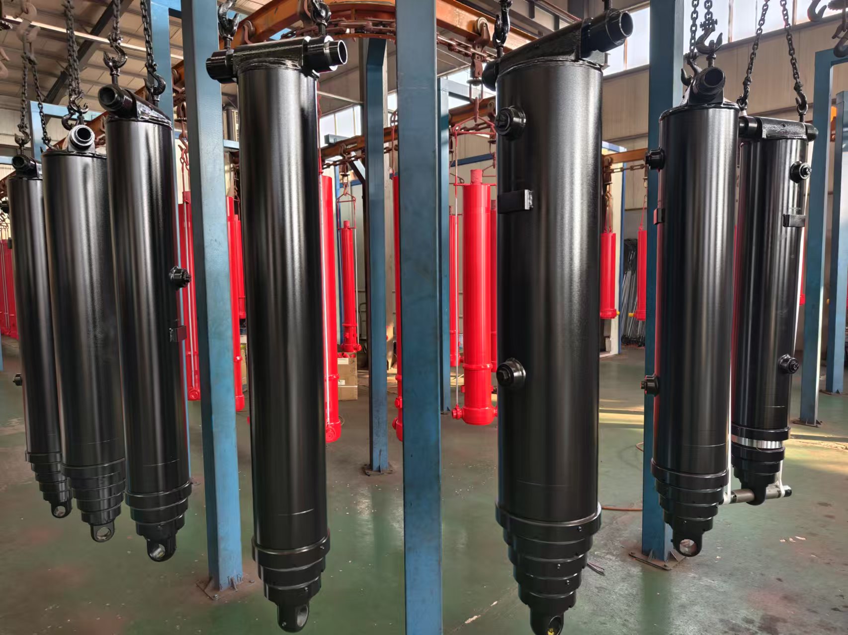 Factory Sales Parker Model Single and Double Acting Front-end Multistage Hydraulic Cylinders for Dump Truck and Trailer details