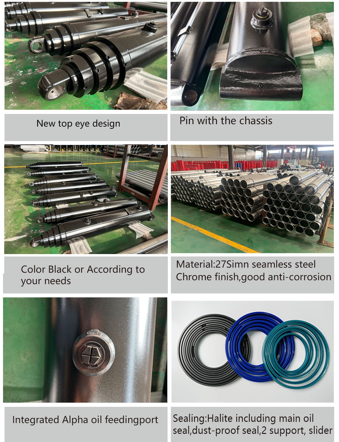 Singe Acting ODM/OEM Parker Type Hydraulic Jack Telescopic Hydraulic Cylinder for Dump Truck Truck supplier