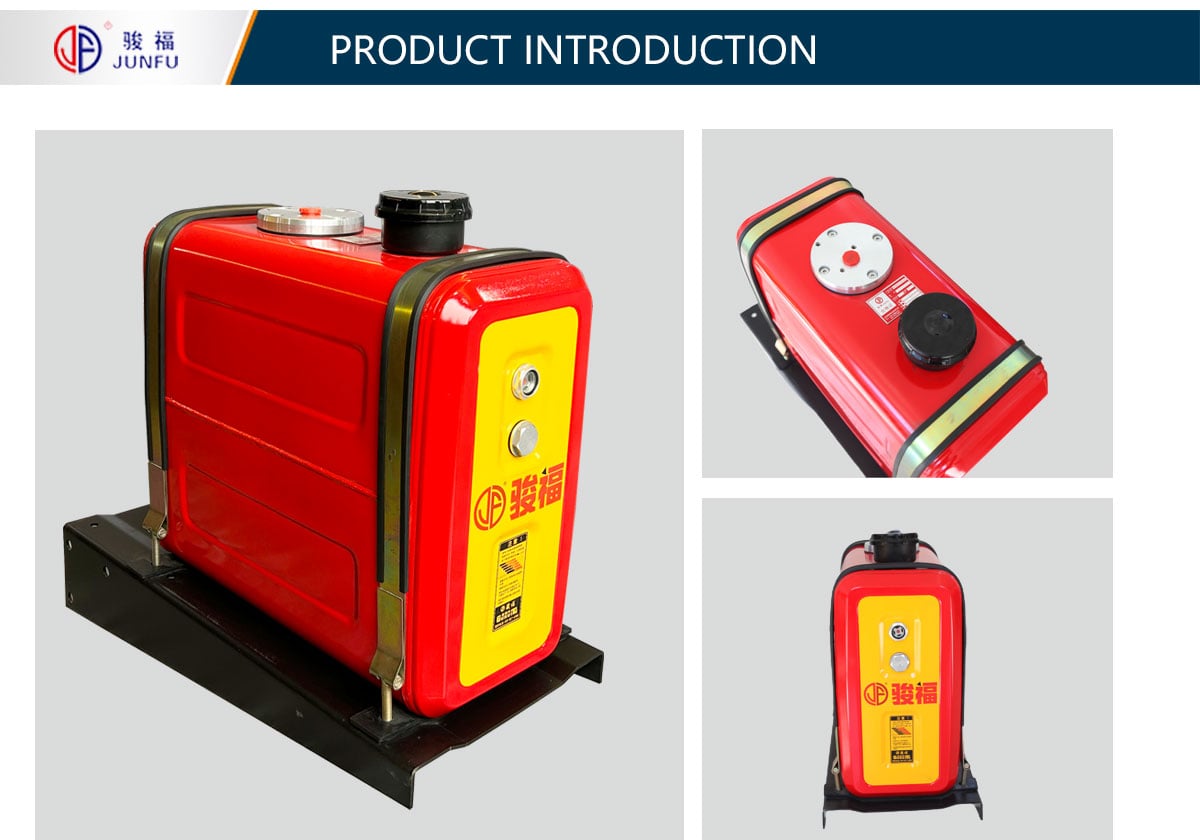 Hot Sale Good Price HYVA Type Hydraulic Oil Tank Rear Mount Steel Hydraulic Oil Tank for Tipper Truck factory