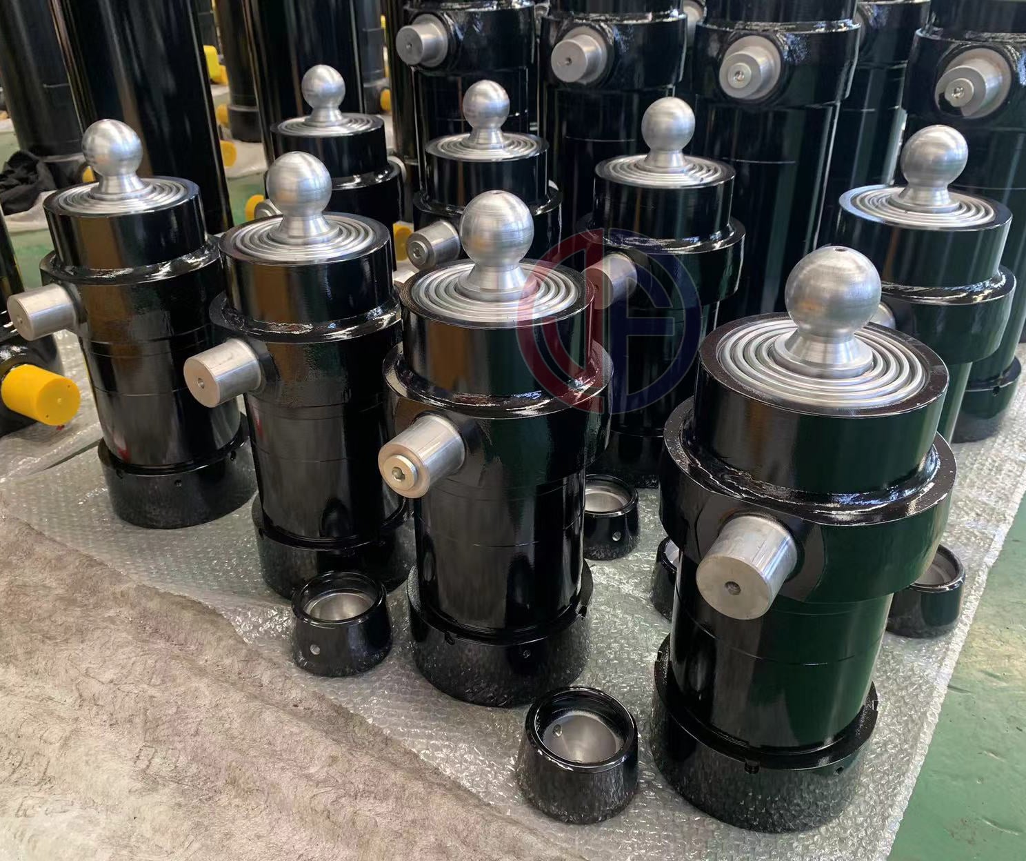 JunFu Manufacture Hydraulic Cylinders Telescopic Under Low Rider Hydraulic Cylinder for Truck Trailer manufacture