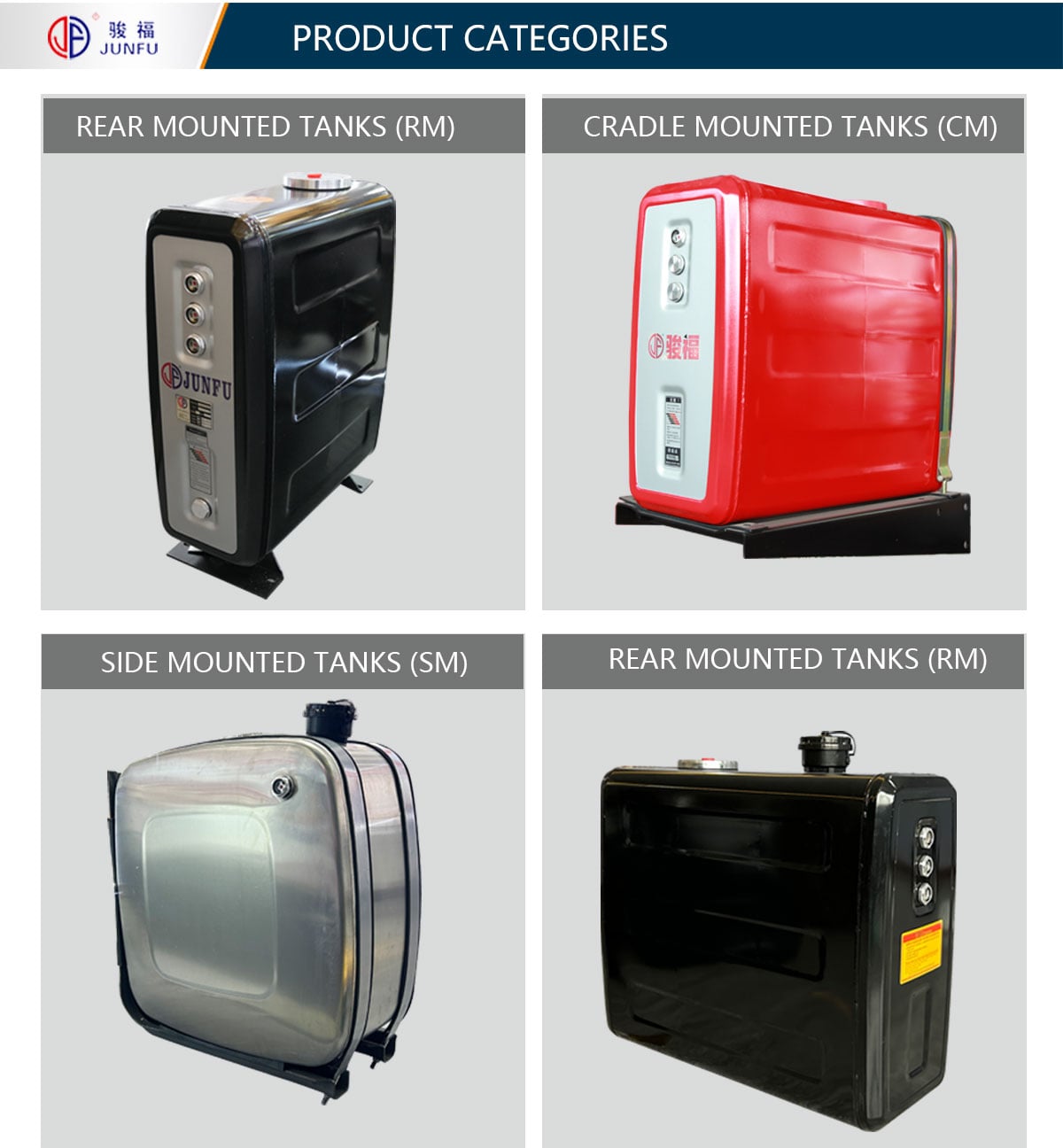 Hot Sale Good Price HYVA Type Hydraulic Oil Tank Rear Mount Steel Hydraulic Oil Tank for Tipper Truck details