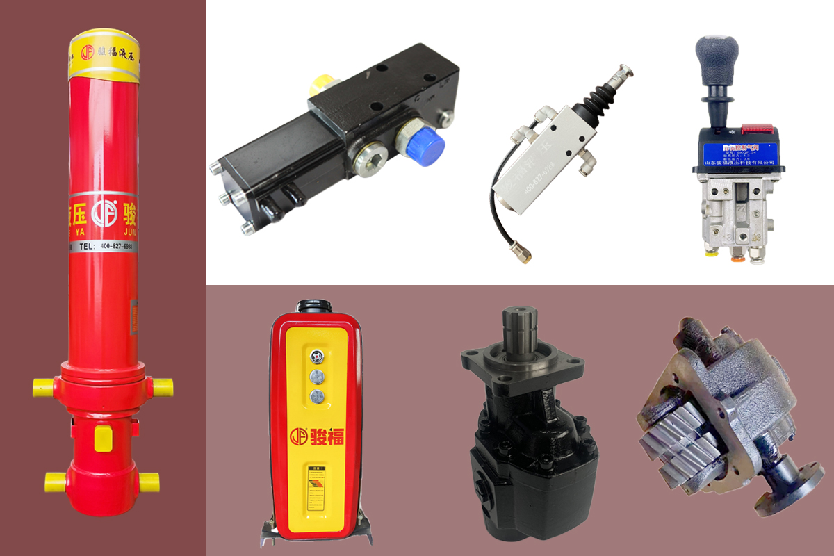 HYVA/PENTA Model Front-end Telescopic Hydraulic Tipping Lifting System for Dump Truck manufacture