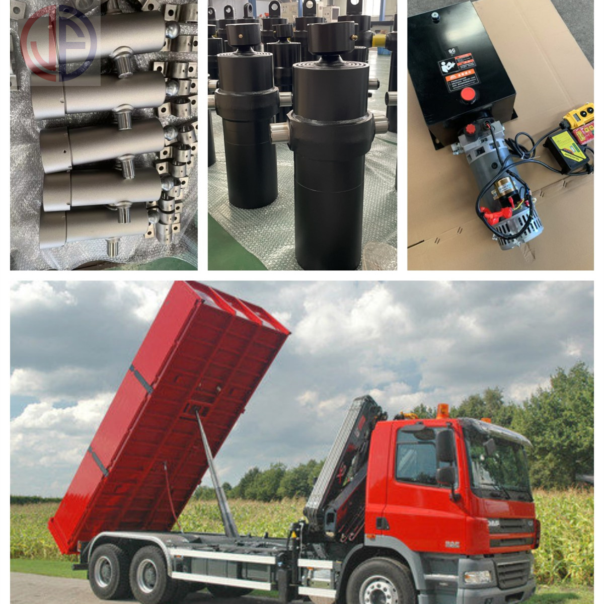 DC12V/24V/48V Electric Hydraulic Power Units for Dump Truck Hydraulic Tipping System factory